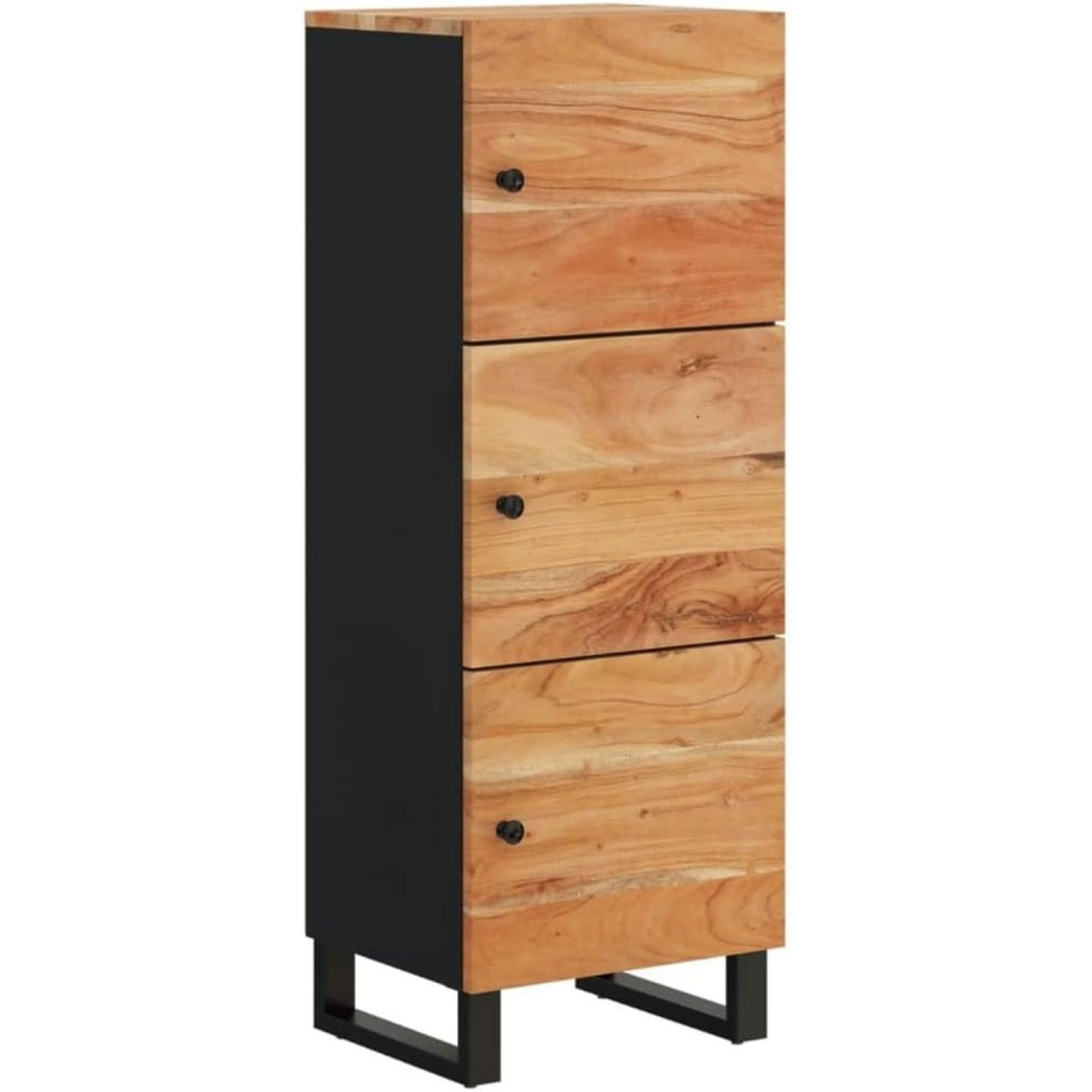 Buffet avec rangement marron style industriel