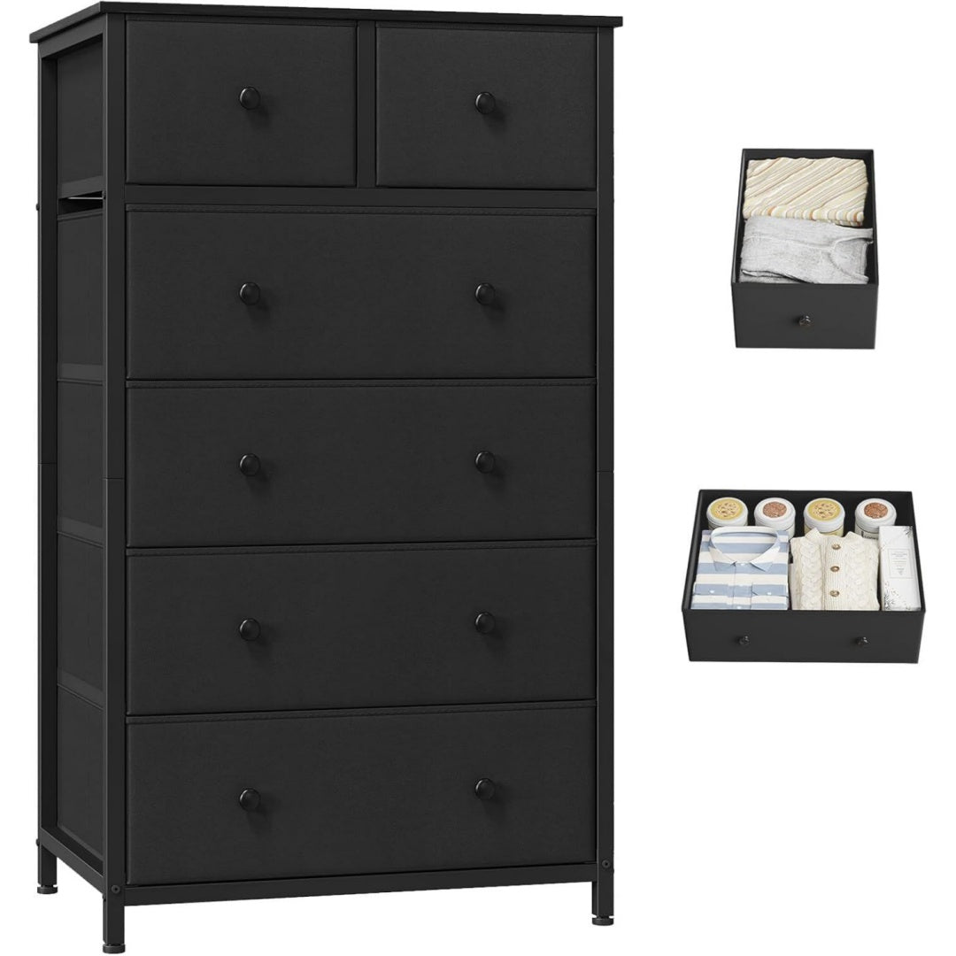 Intemporel, commode noir en bois