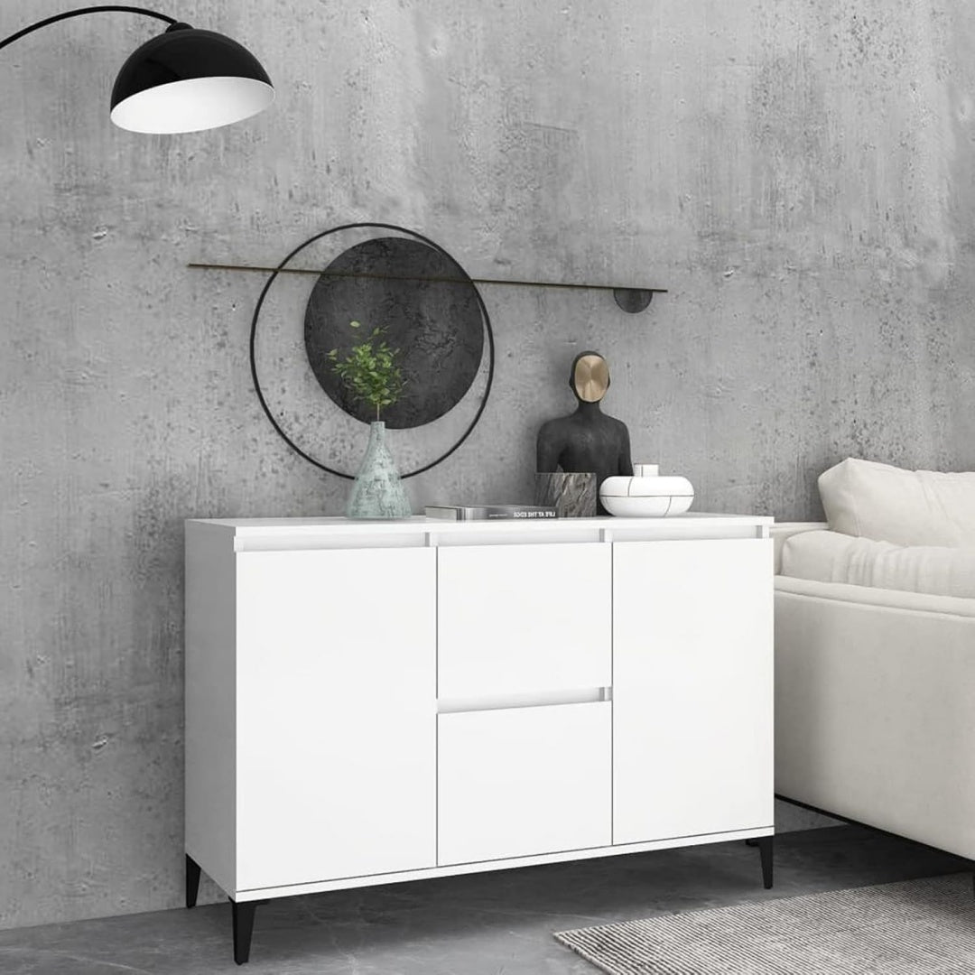 Bahut design contemporaine gris