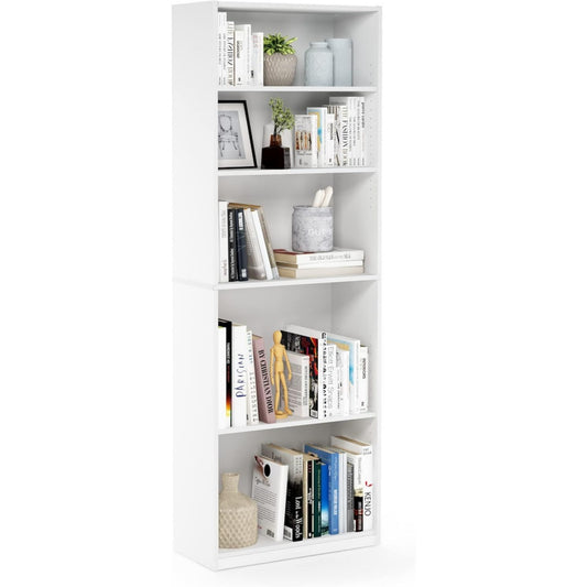 Robuste, rayonnage gris clair en bois etageres reglables