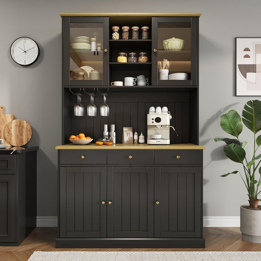 Meuble de rangement contemporain gris fonce