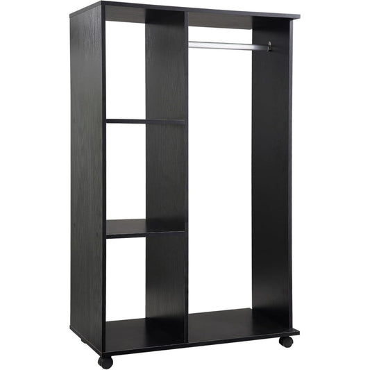 Jolie armoire avec 3 etageres et des roulettes design