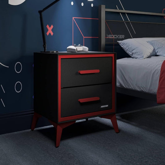 Table de chevet noir