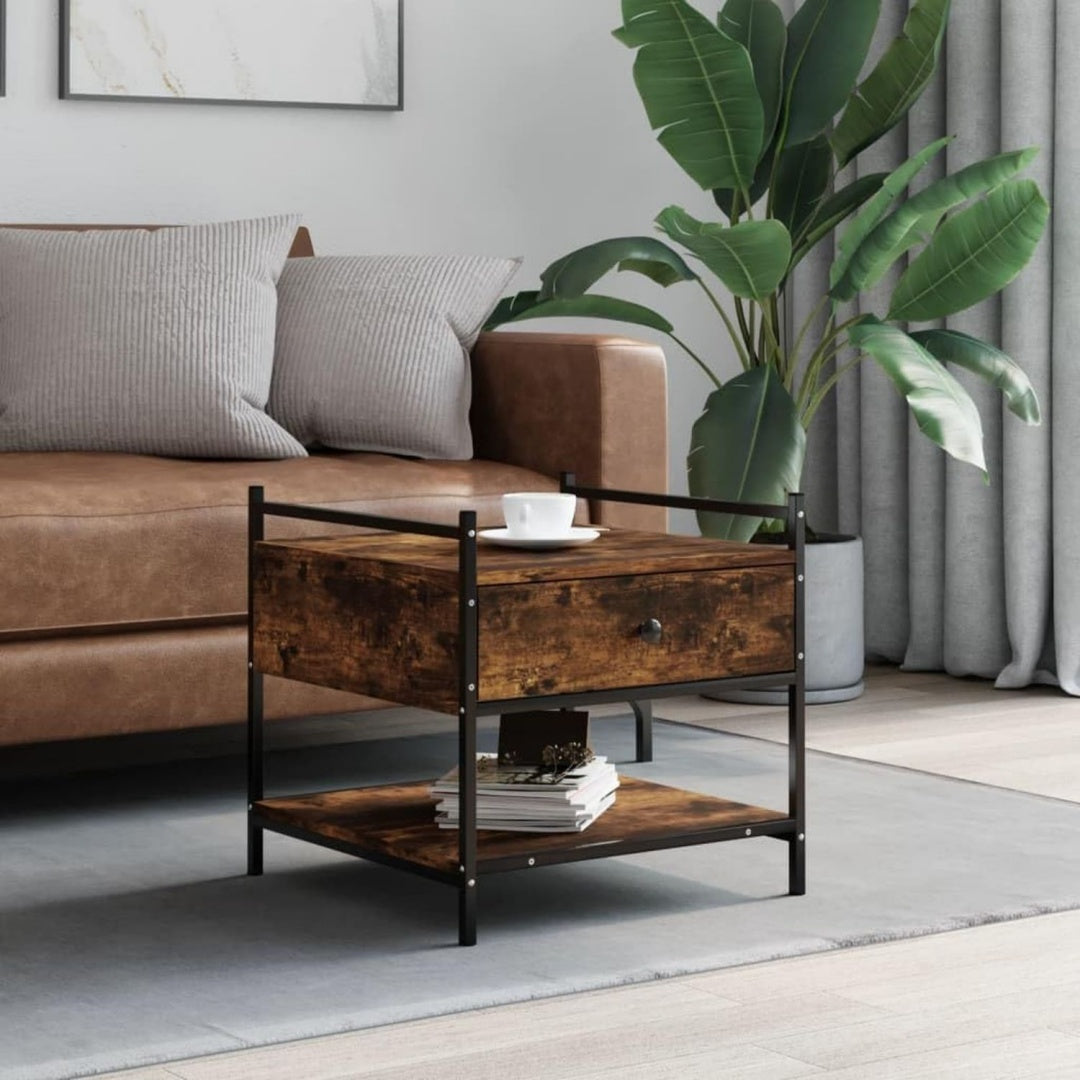 Table basse gris 50 x 50 x 50 cm style contemporain