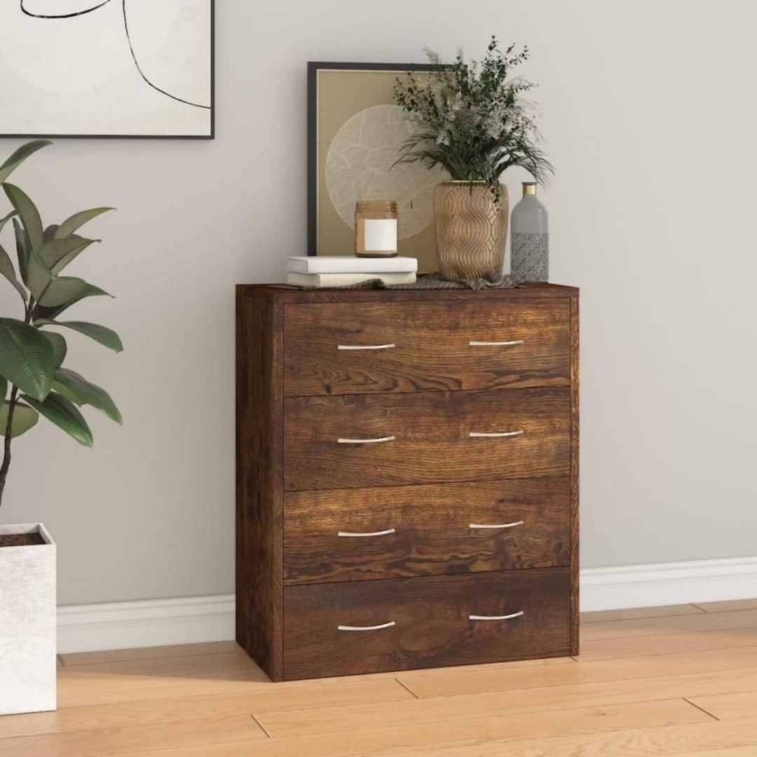 Buffet gris 4 tiroirs pour cuisine