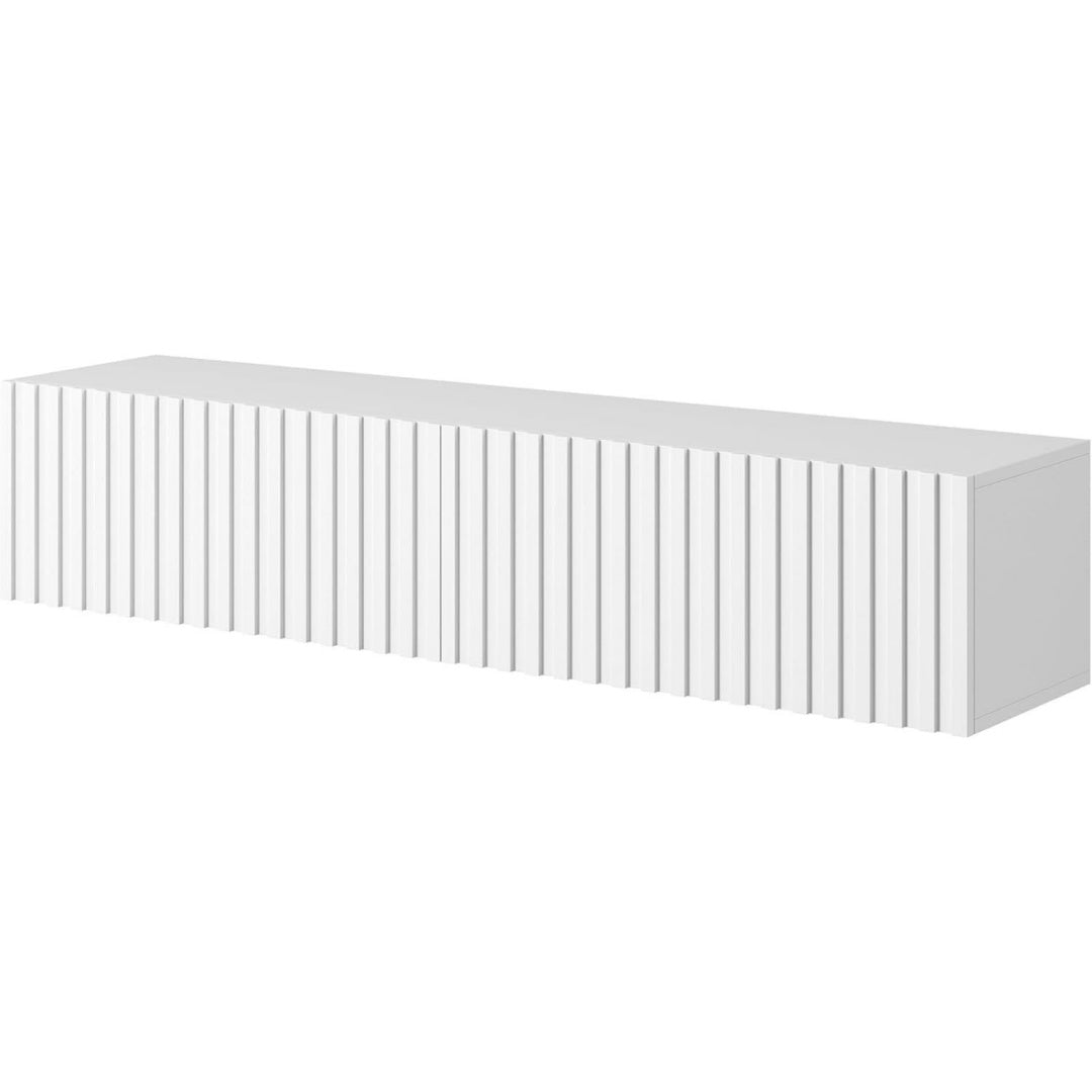 Meuble TV minimaliste gris clair