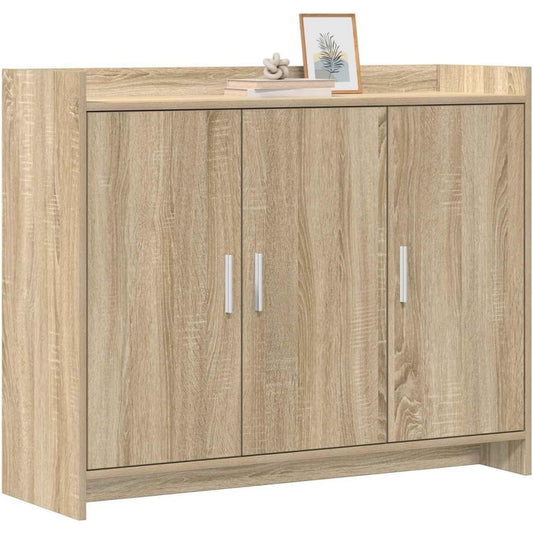 Sideboard marron, esprit rustique 98, 5 x 33 x 80 cm