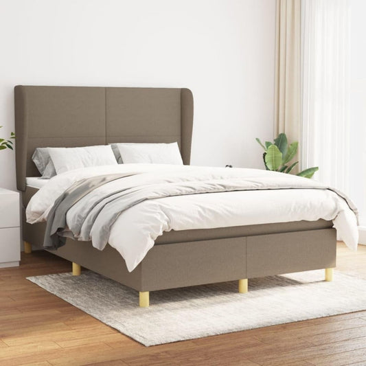 Sommier a lattes moderne en tissu et contreplaque pratique