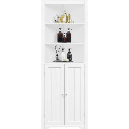 Colonne haute gris clair metal 163 cm, rangement design moderne