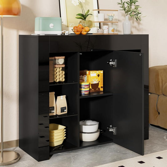 Buffet 95 x 35 x 83 cm en verre