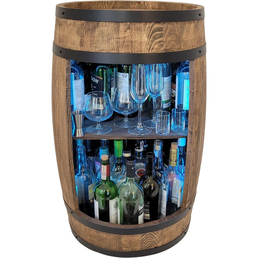 Casier a bouteilles marron 80 x 50 x 44 cm